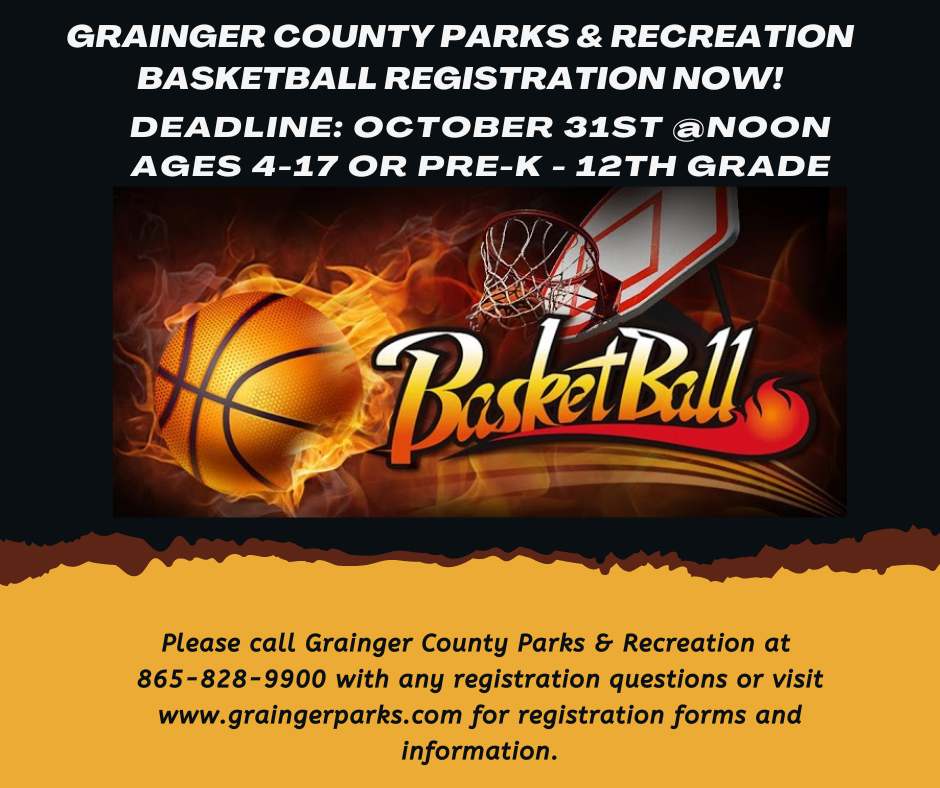 2022-2023 Grainger Parks & Recreation Basketball Registration Begins ...